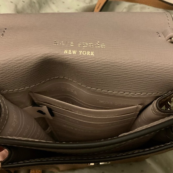 BIG PRICE DROP!! Kate Spade NY Knott Phone Crossbody On Pebble Leather Brown - Picture 6 of 11